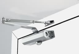 Mola Aérea Hidráulica para Porta, Fechador Automático com Regulagem de Força e Velocidade, Força 1 25-45 Kgs Prata - miniatura 1