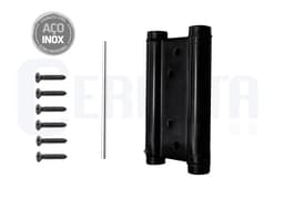 Dobradiça Vai e Vem Bang Bang Faroeste 3 Polegadas Inox Preto Cerrata - miniatura 1